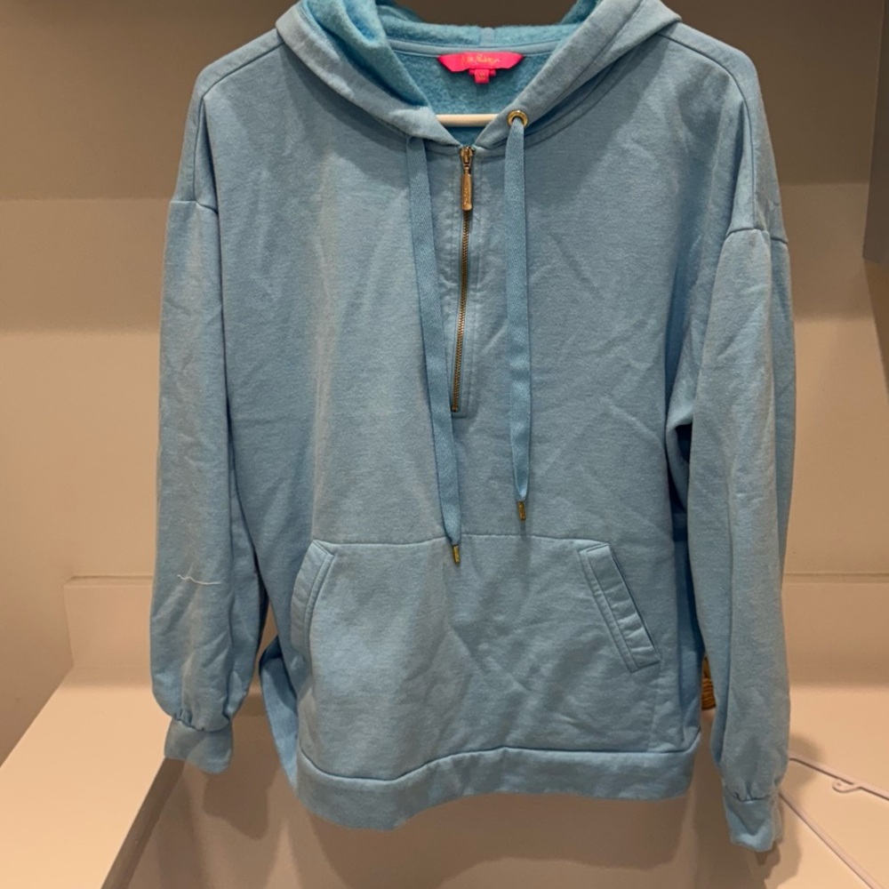 Lilly Pulitzer Blue Pullover Hoodie
